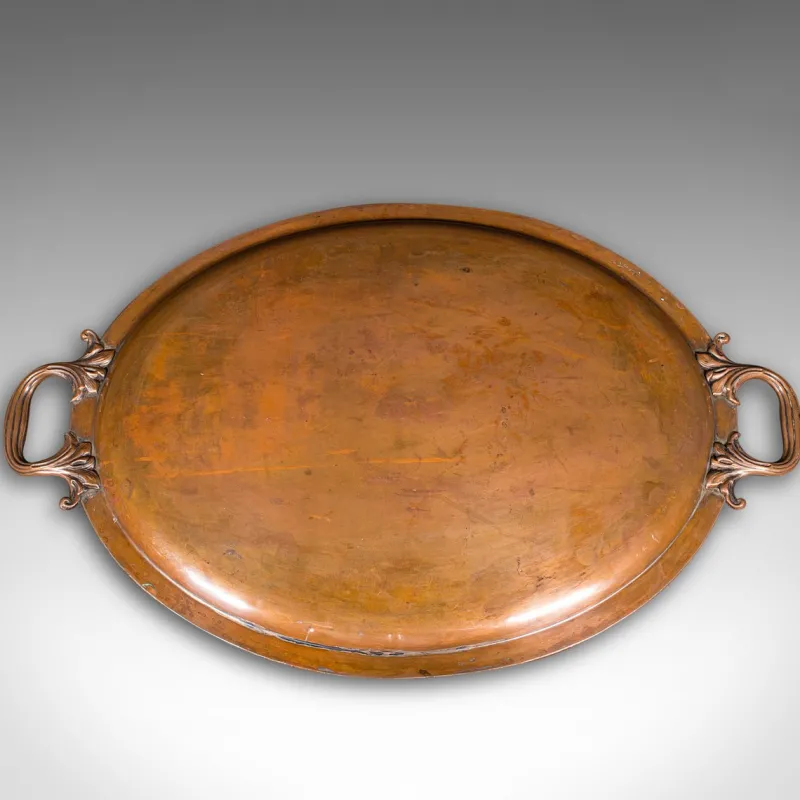 New Pamono Antique English Tray in Copper and Bronze