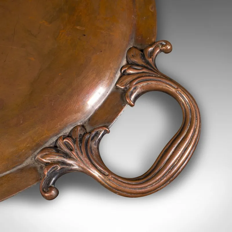 New Pamono Antique English Tray in Copper and Bronze