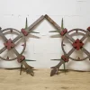 Pamono Antique English Victorian Wrought Iron and Metal Work Fence, 1890s