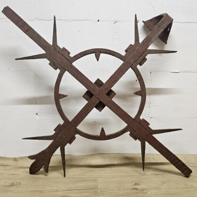 Pamono Antique English Victorian Wrought Iron and Metal Work Fence, 1890s