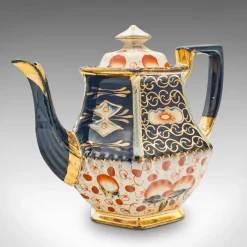 Online Pamono Antique English Victorian Ceramic Imari Pattern Teapot, 1900