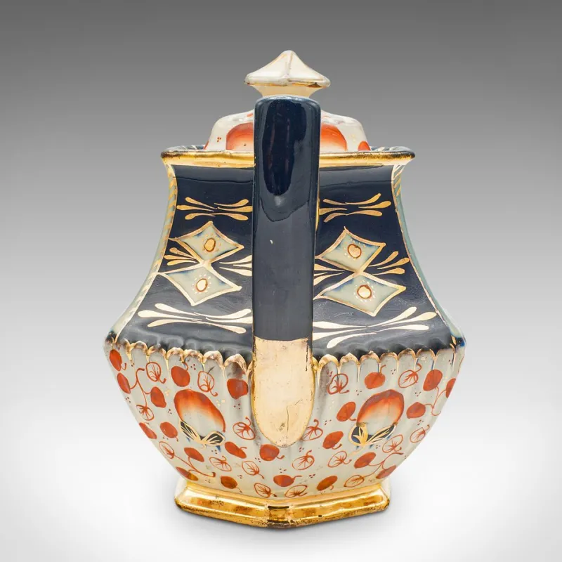 Online Pamono Antique English Victorian Ceramic Imari Pattern Teapot, 1900
