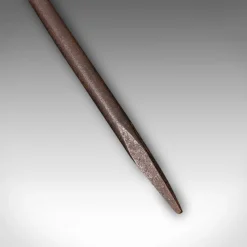 Clearance Pamono Antique English Wrought Iron Rams Head Fire Poker, 1910