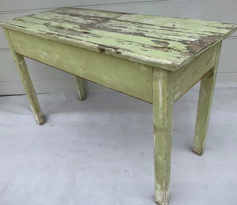 Pamono Antique Farmhouse Table from Schröder J, 1920s> Worktables & Workbenches