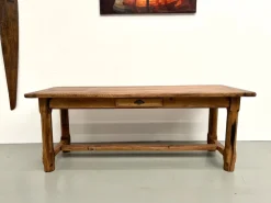 Pamono Antique Farmhouse Table in Oak and Walnut, 1700s><noscript><img width=