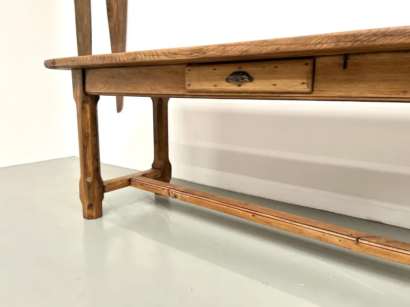 Pamono Antique Farmhouse Table in Oak and Walnut, 1700s> Dining Tables & Sets