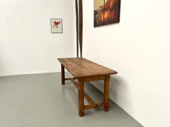 Pamono Antique Farmhouse Table in Oak and Walnut, 1700s><noscript><img width=
