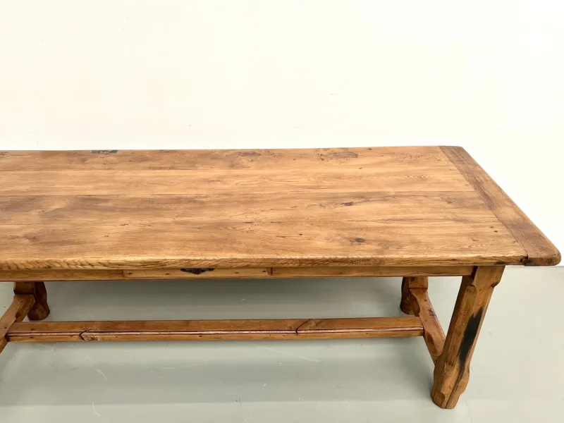 Pamono Antique Farmhouse Table in Oak and Walnut, 1700s> Dining Tables & Sets