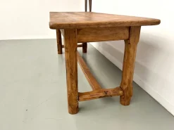Pamono Antique Farmhouse Table in Oak and Walnut, 1700s><noscript><img width=