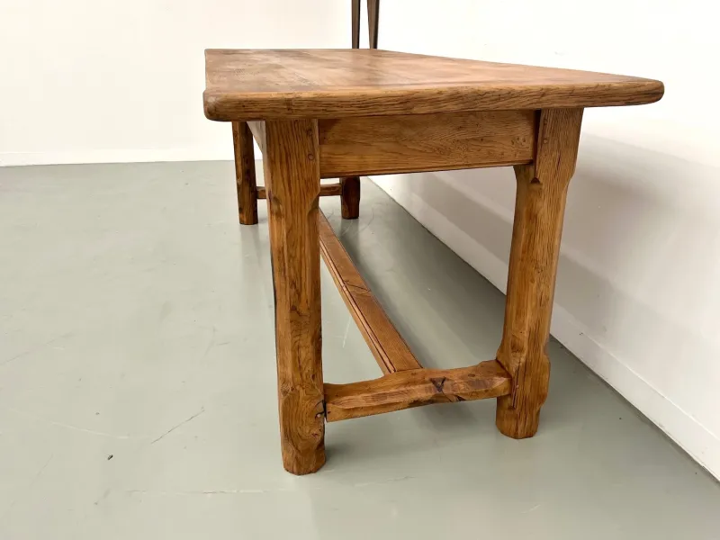 Pamono Antique Farmhouse Table in Oak and Walnut, 1700s> Dining Tables & Sets