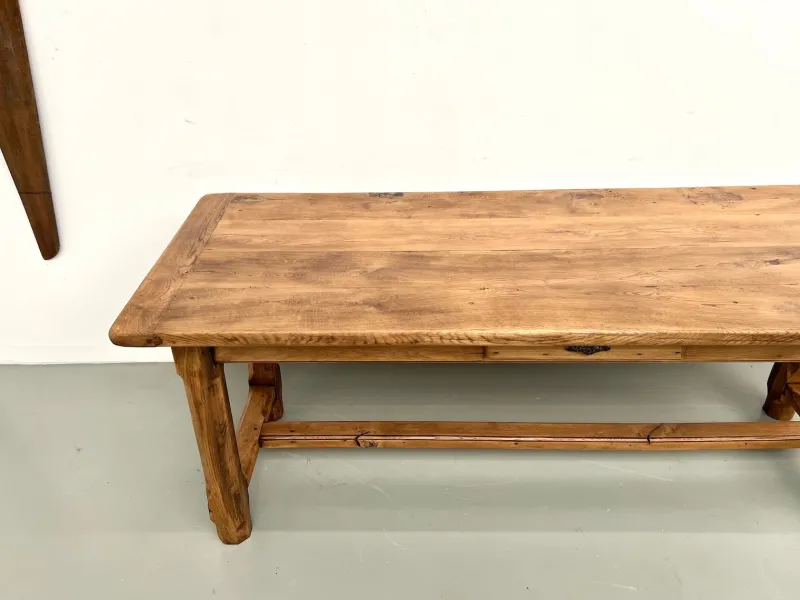 Pamono Antique Farmhouse Table in Oak and Walnut, 1700s> Dining Tables & Sets