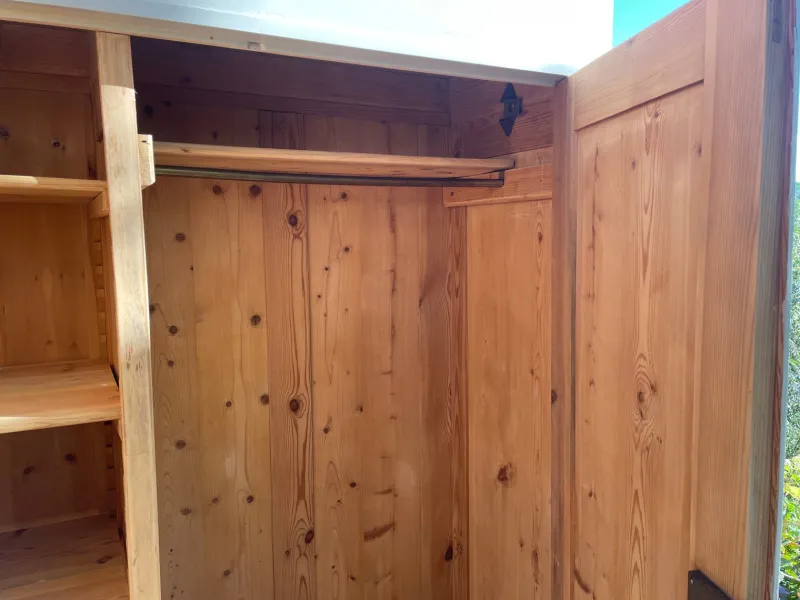 Pamono Antique Fir Wardrobe, 1890s> Cabinets & Wardrobes