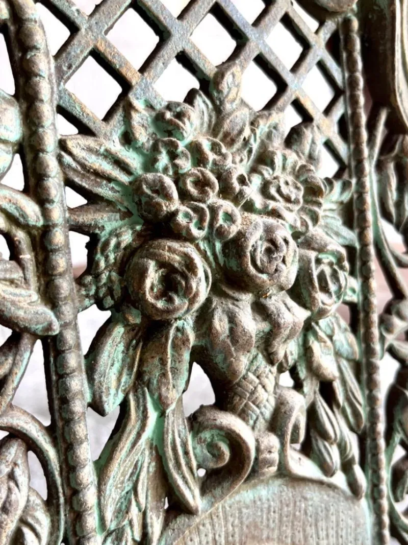 Online Pamono Antique Fireplace Doors in Bronze and Messing