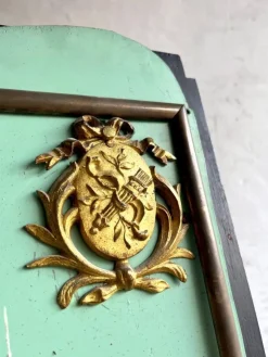 Online Pamono Antique Fireplace Doors in Bronze and Messing
