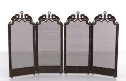 New Pamono Antique Fireplace Folding Screen, England, 1920s