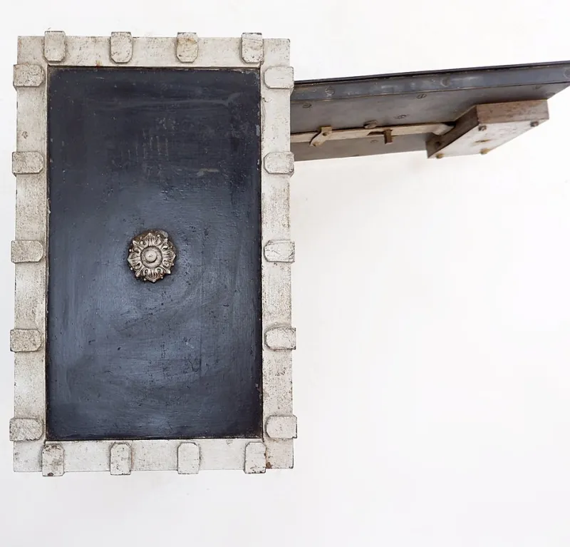 Pamono Antique Fireproof Cast Iron Safe> Fireplaces And Mantels