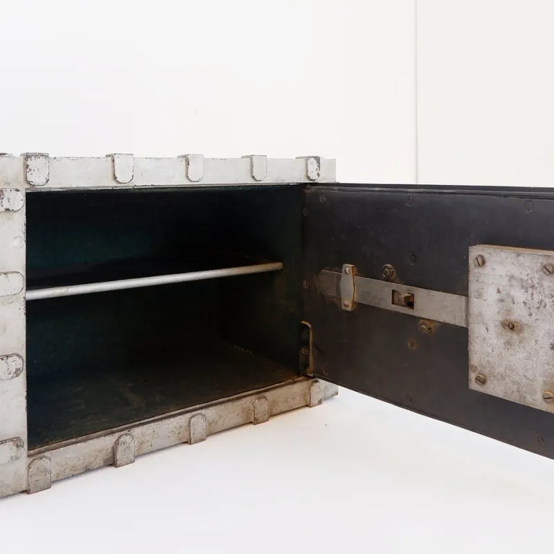 Pamono Antique Fireproof Cast Iron Safe> Fireplaces And Mantels
