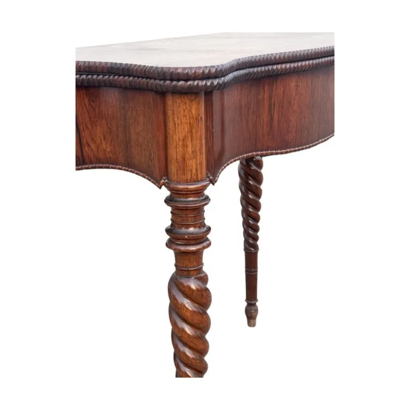 Pamono Antique Foldable Console Table in Rosewood> Console Tables