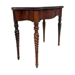 Pamono Antique Foldable Console Table in Rosewood><noscript><img width=