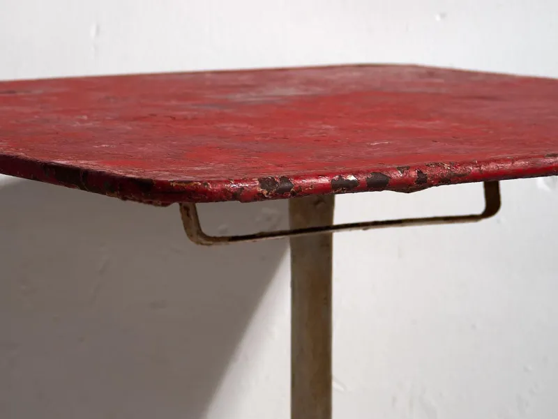 New Pamono Antique Folding Garden Table, 1920s
