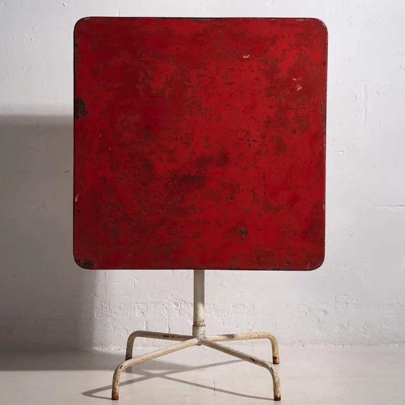 New Pamono Antique Folding Garden Table, 1920s