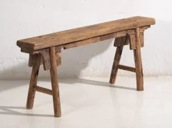 Pamono Antique Footboard Bench, 1870s> Benches