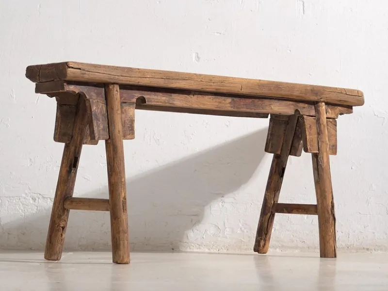 Pamono Antique Footboard Bench, 1870s> Benches