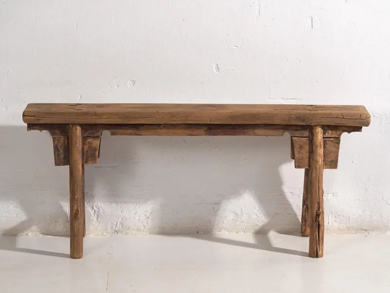 Pamono Antique Footboard Bench, 1870s> Benches