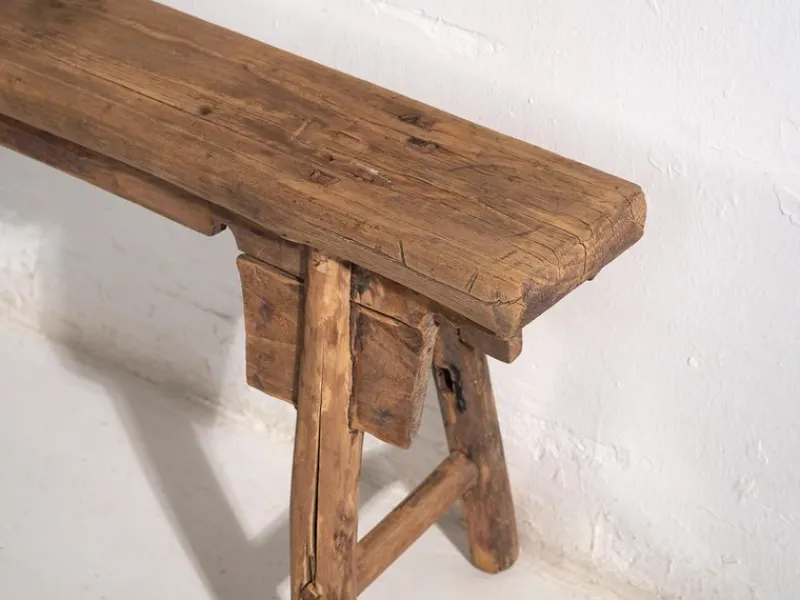 Pamono Antique Footboard Bench, 1870s> Benches