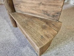 Hot Pamono Antique French Architectural Spiral Staircase Segment in Oak, Early 19th Century