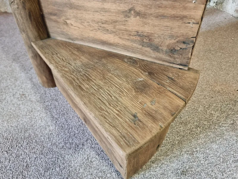 Hot Pamono Antique French Architectural Spiral Staircase Segment in Oak, Early 19th Century