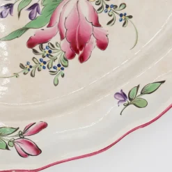 Clearance Pamono Antique French Art Nouveau Platter from Lunéville, Early 20th Century