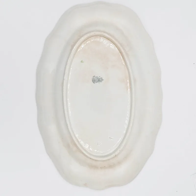 Clearance Pamono Antique French Art Nouveau Platter from Lunéville, Early 20th Century