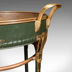 Pamono Antique French Bottle Cooler in Brass, 1880><noscript><img width=