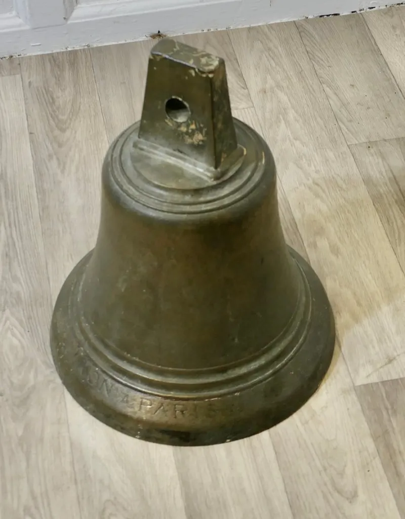 Outlet Pamono Antique French Bronze Bell by Biron Paris