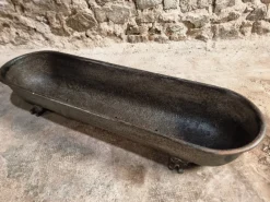 Pamono Antique French Cast Iron Planter, 1890s><noscript><img width=