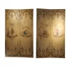 Clearance Pamono Antique French Chinoiseries Screen, Set of 2