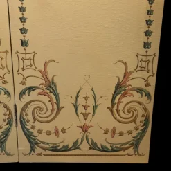 Clearance Pamono Antique French Chinoiseries Screen, Set of 2