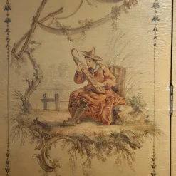 Clearance Pamono Antique French Chinoiseries Screen, Set of 2
