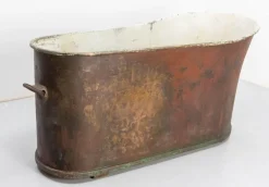 Pamono Antique French Copper Bathtub, 1890><noscript><img width=