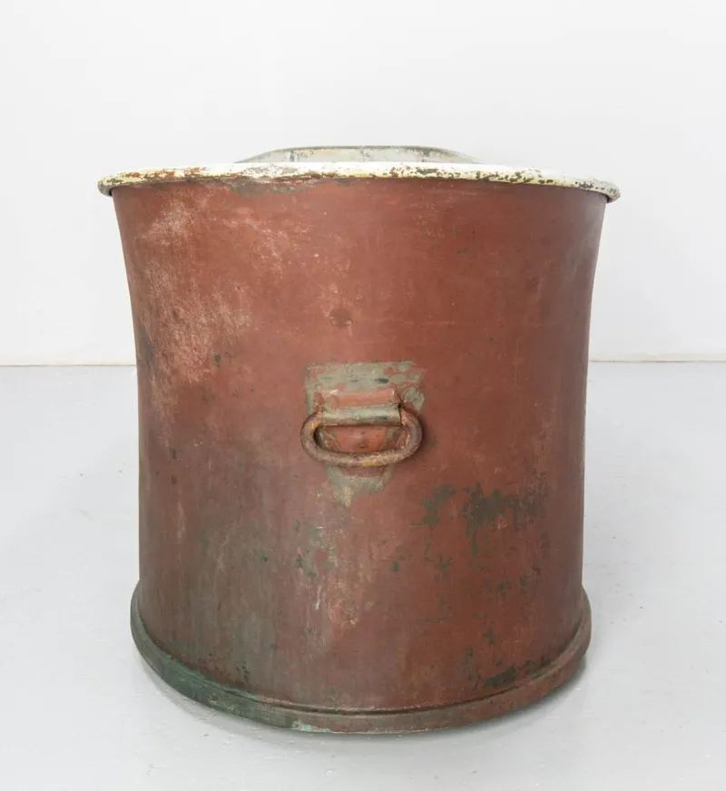 Pamono Antique French Copper Bathtub, 1890> Architectural Elements