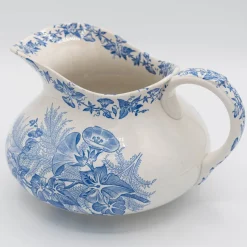New Pamono Antique French Country Style Water Jug or Ewer from FF Pexonne, Liseron, 1890s