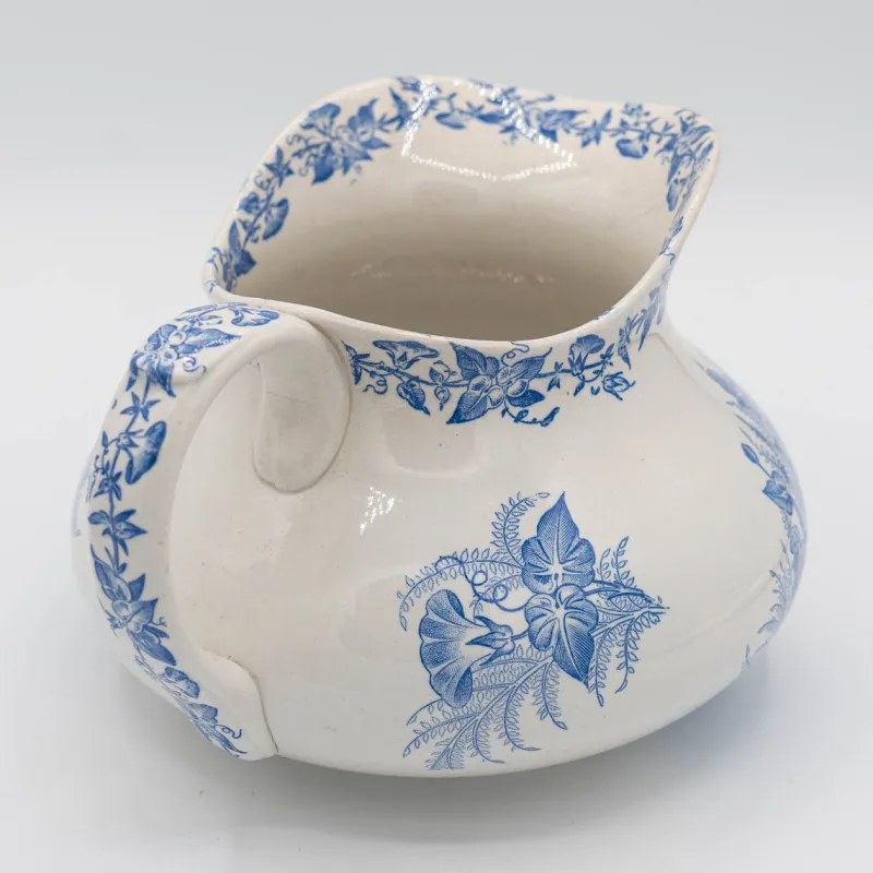 New Pamono Antique French Country Style Water Jug or Ewer from FF Pexonne, Liseron, 1890s
