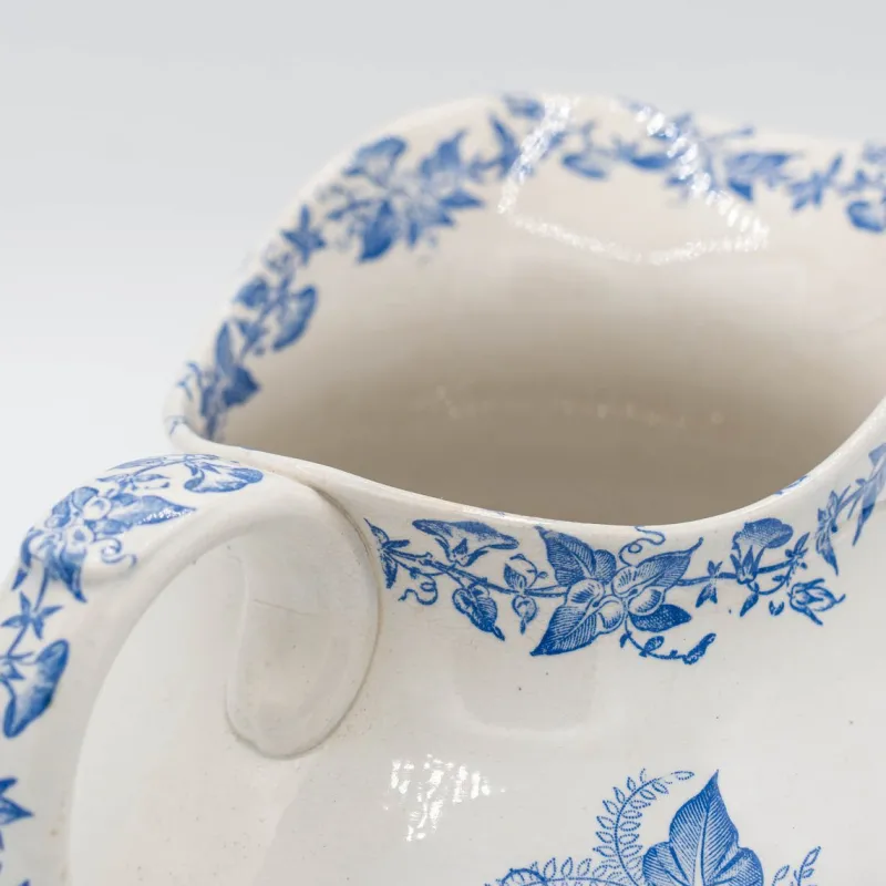 New Pamono Antique French Country Style Water Jug or Ewer from FF Pexonne, Liseron, 1890s