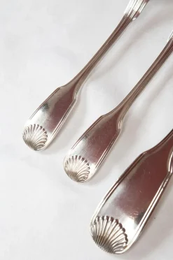 Online Pamono Antique French Cutlery Coquille by Cailar Bayard, 1920s, Set of 37
