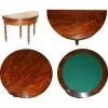 Outlet Pamono Antique French Demi Lune Extendable Games Table, 1800