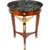 Pamono Antique French Empire Marble and Ormolu Occasional Table, 19th Century> Coffee & Side Tables