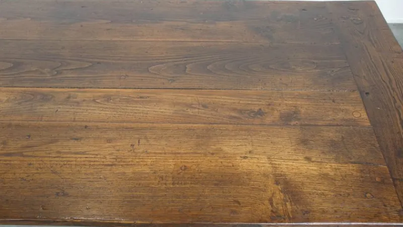 Clearance Pamono Antique French Farm Chestnut Dining Table with Drawers, Early 19th Century