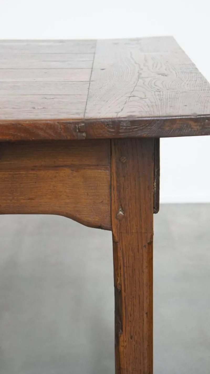 Clearance Pamono Antique French Farm Chestnut Dining Table with Drawers, Early 19th Century