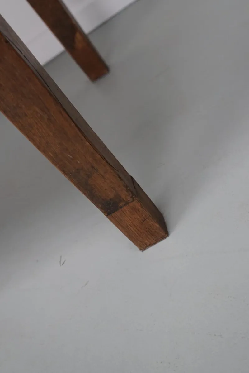 New Pamono Antique French Farmhouse Elm Dining Table, 19th Century